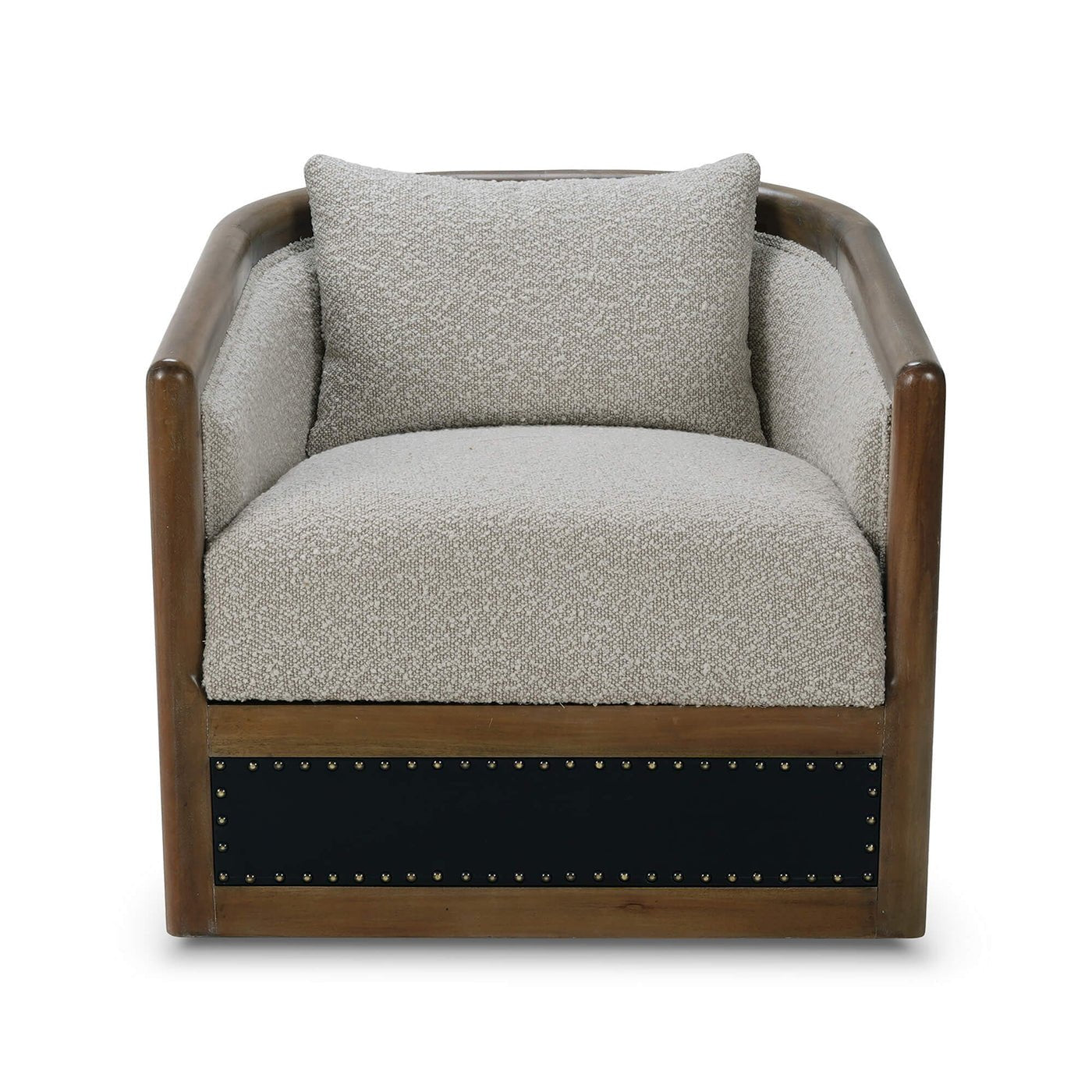 Modern French Swivel Armchair - English Georgian America