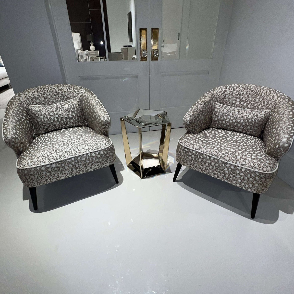 Modern Gem Accent Table - English Georgian America