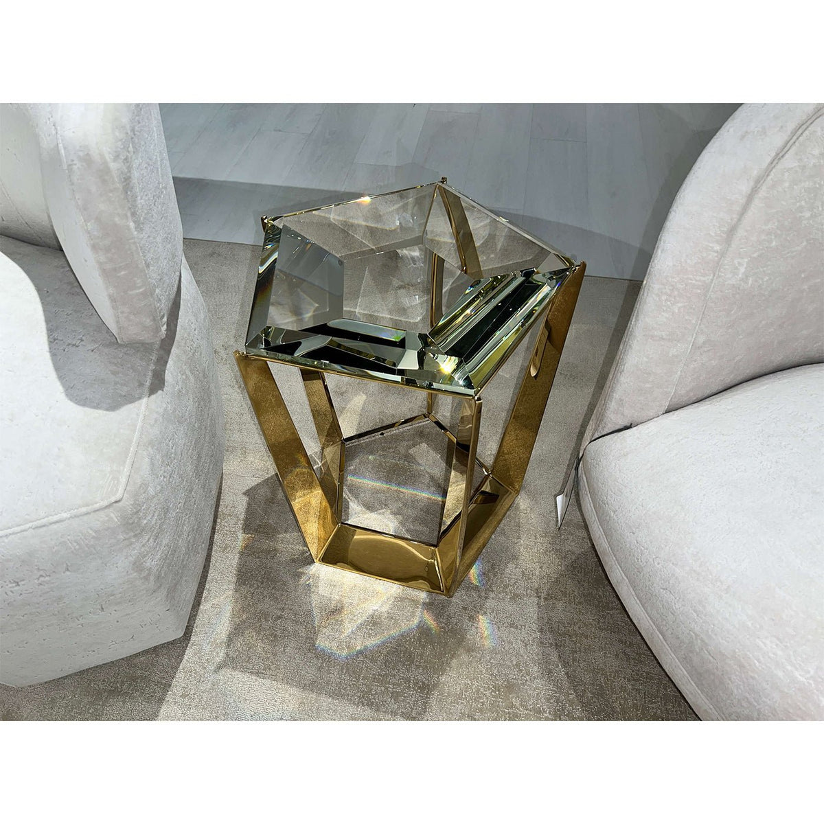 Modern Gem Accent Table - English Georgian America