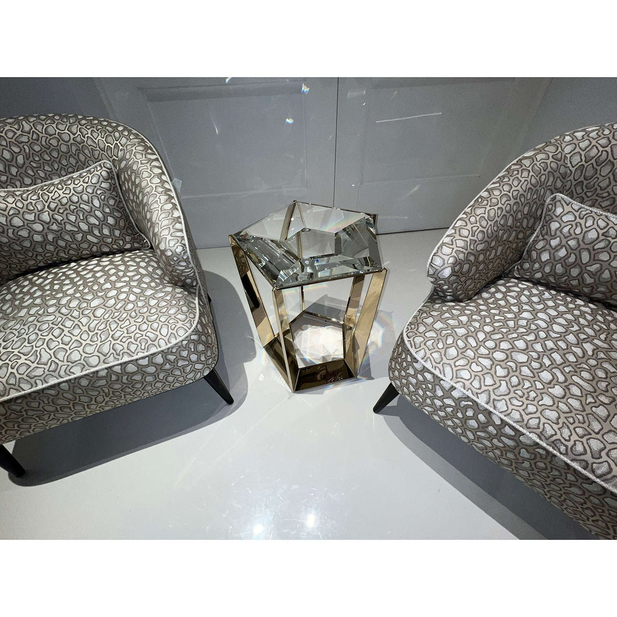 Modern Gem Accent Table - English Georgian America