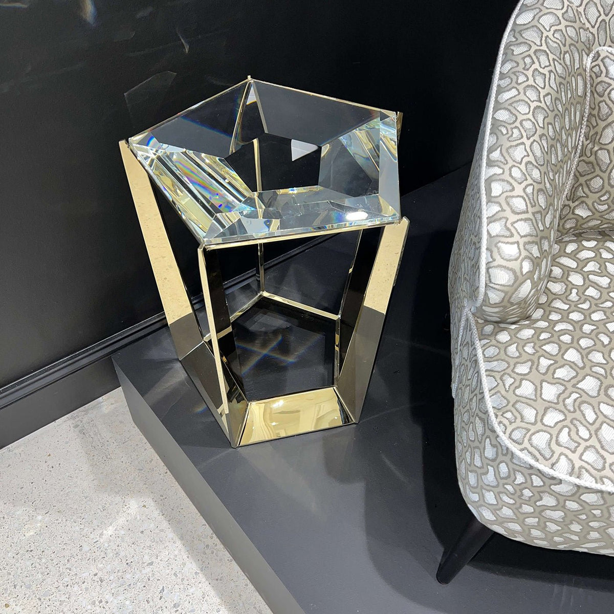 Modern Gem Accent Table - English Georgian America