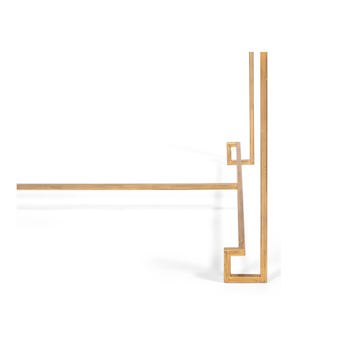 Modern Glass Top Cocktail Table - English Georgian America