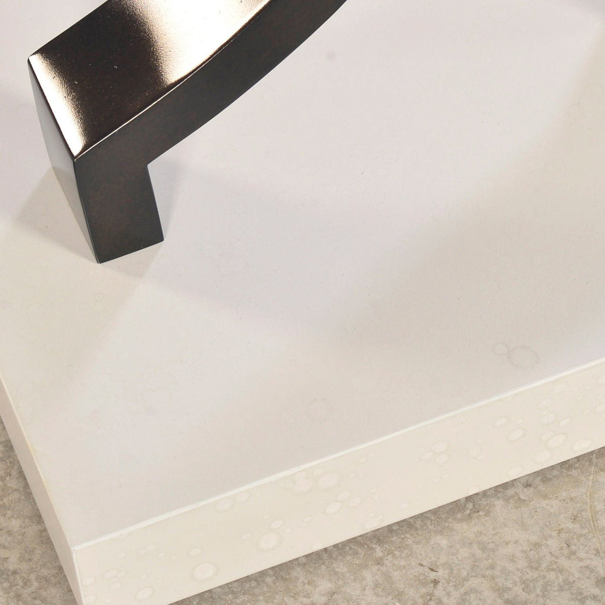 Modern Glass Top Console Table - English Georgian America