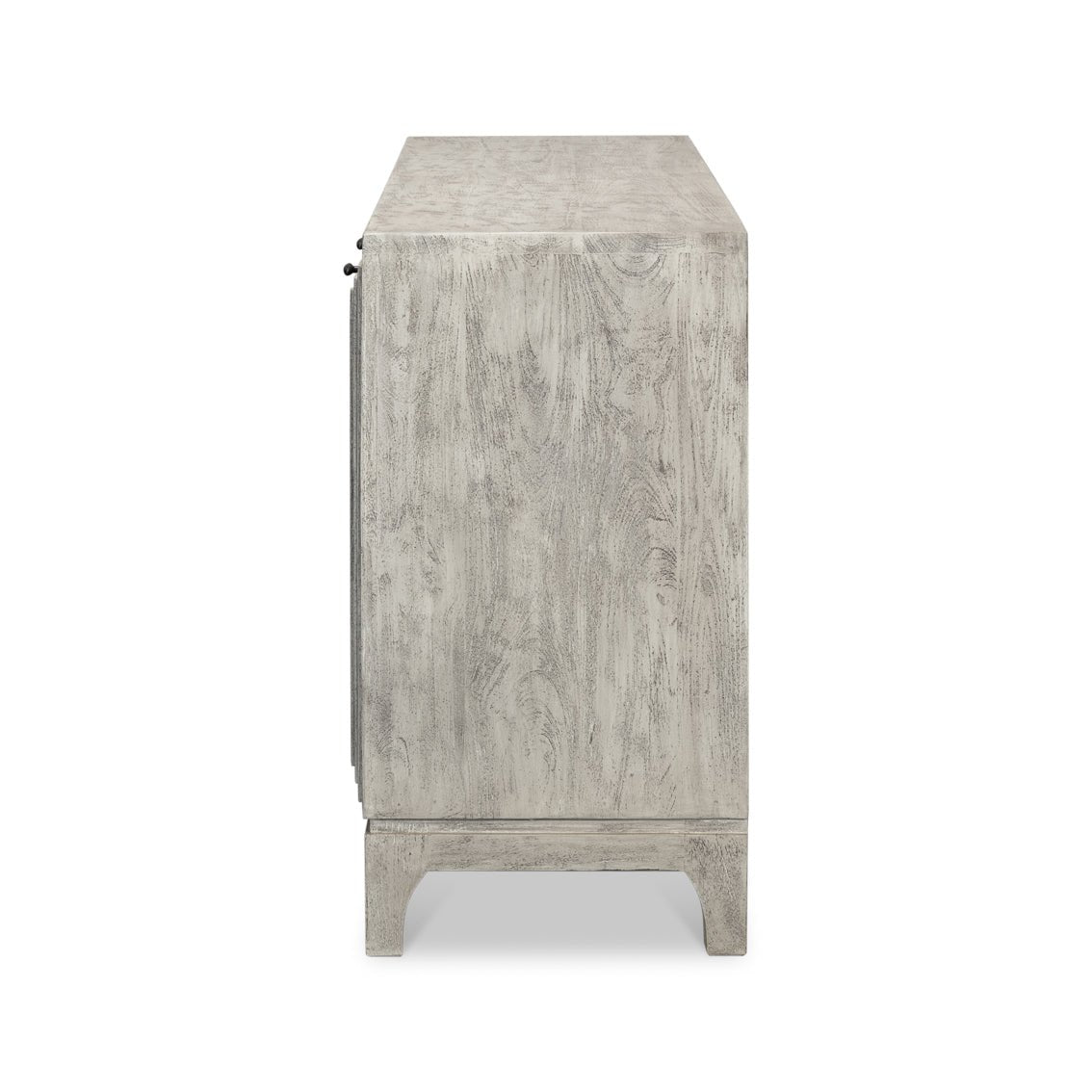 Modern Gray Geometric Sideboard - English Georgian America