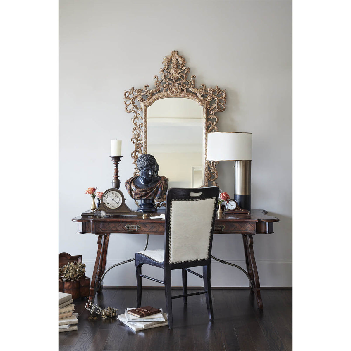 Modern Hyde Upholstered Dining Chair - English Georgian America