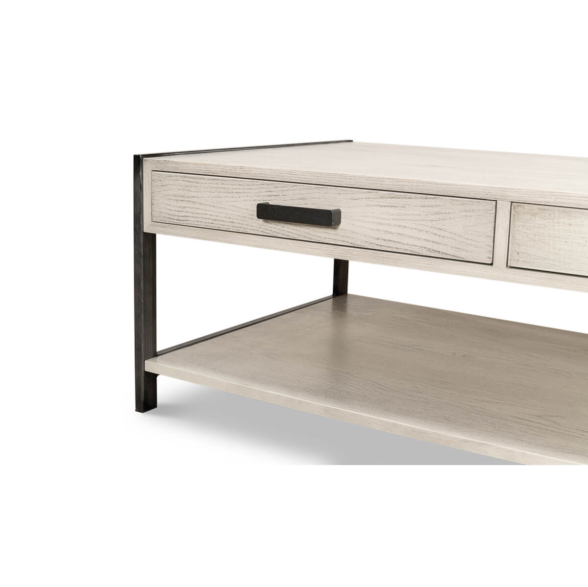 Modern Industrial Coffee Table - English Georgian America