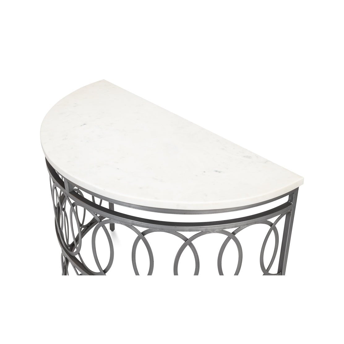 Modern Industrial Console Table - English Georgian America