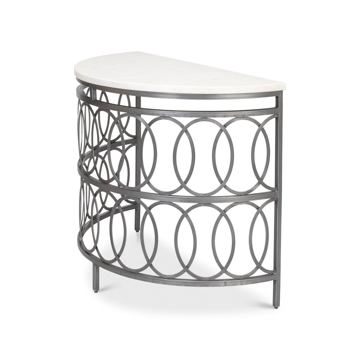 Modern Industrial Console Table - English Georgian America