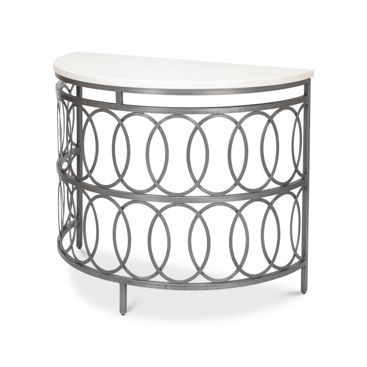 Modern Industrial Console Table - English Georgian America