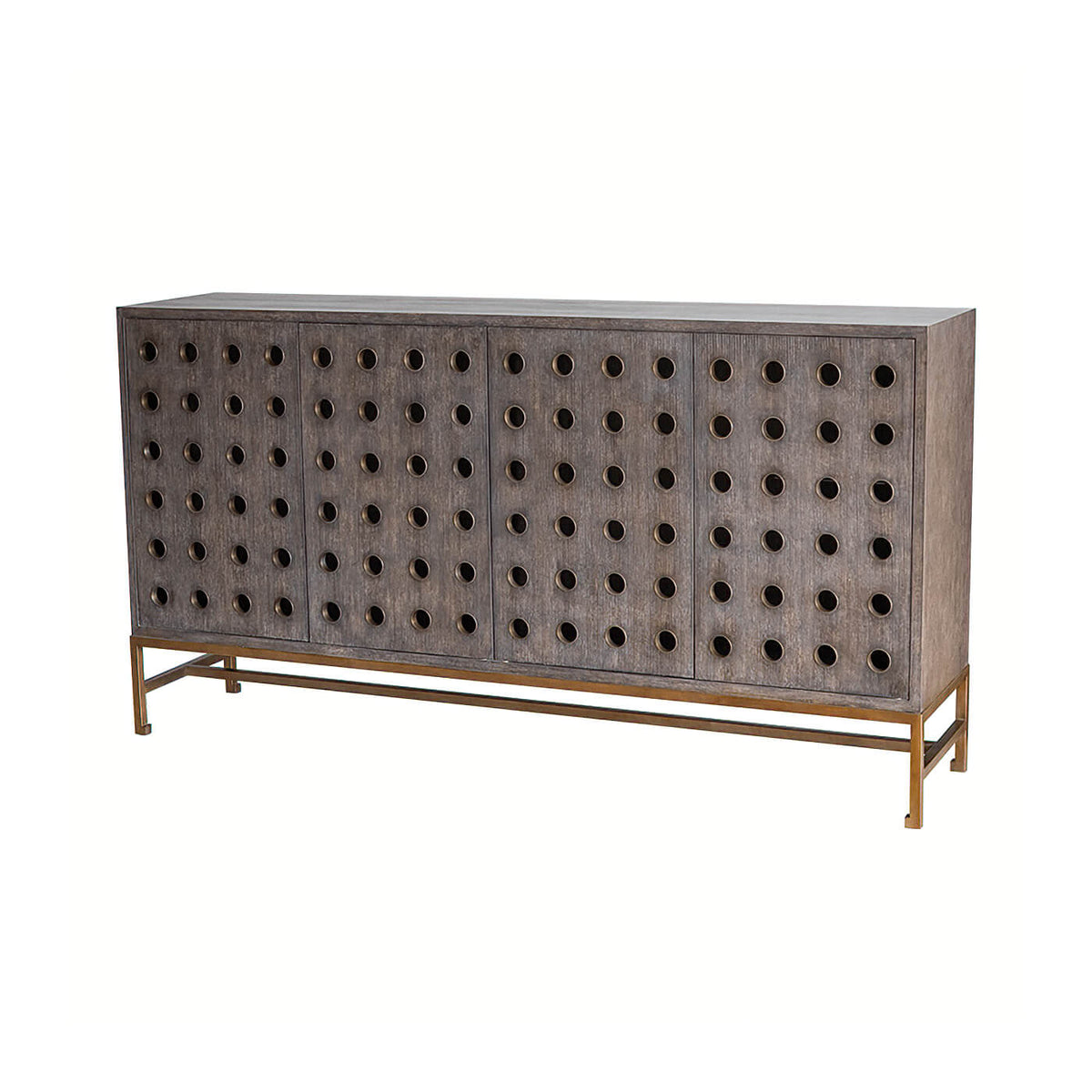 Modern Industrial Midnight Sideboard - English Georgian America