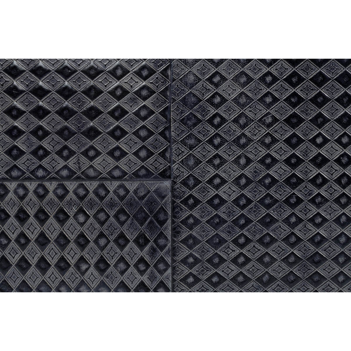 Modern Italian Leather Wrapped Credenza - English Georgian America