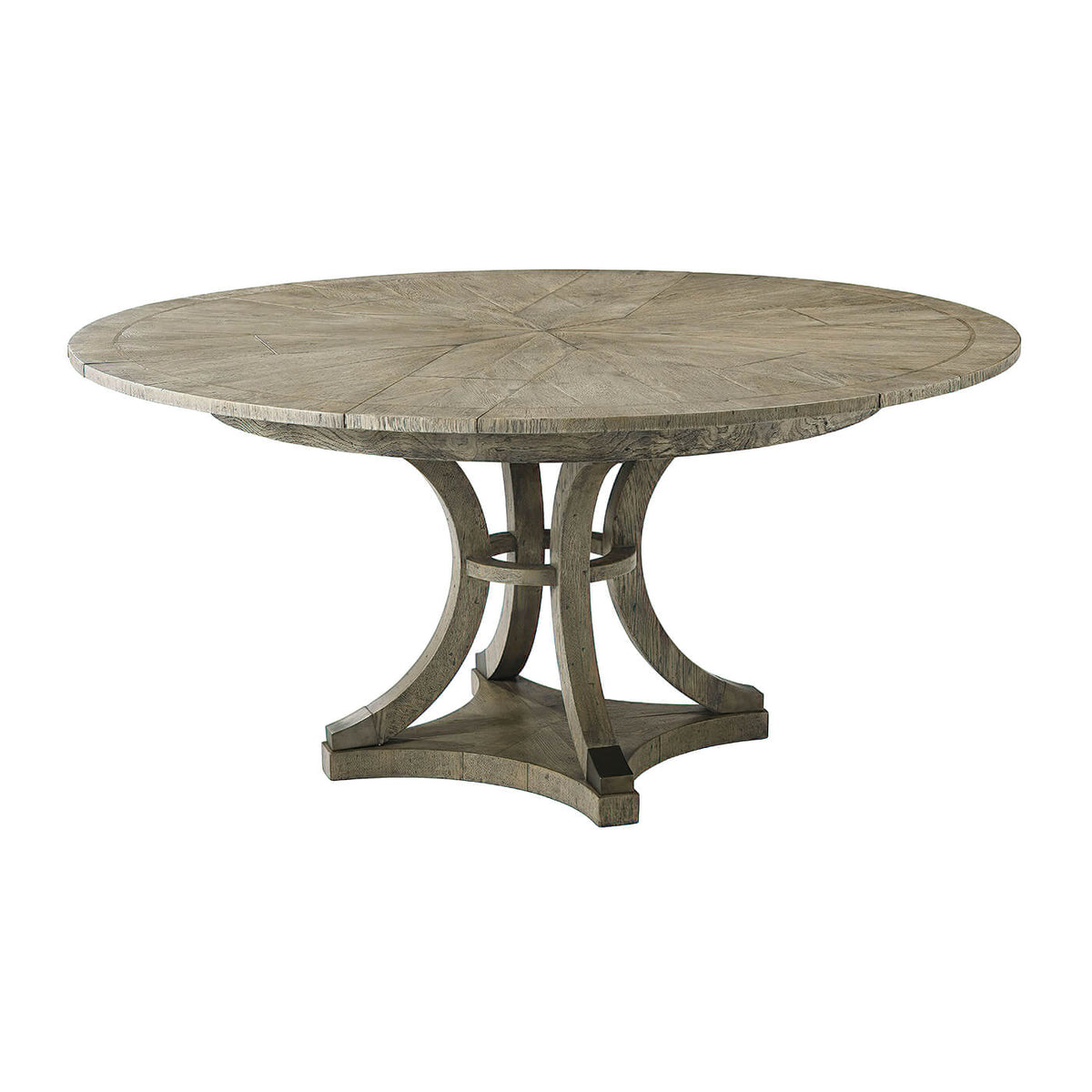 Modern Jupe Extending Greyed Oak Dining Table - English Georgian America
