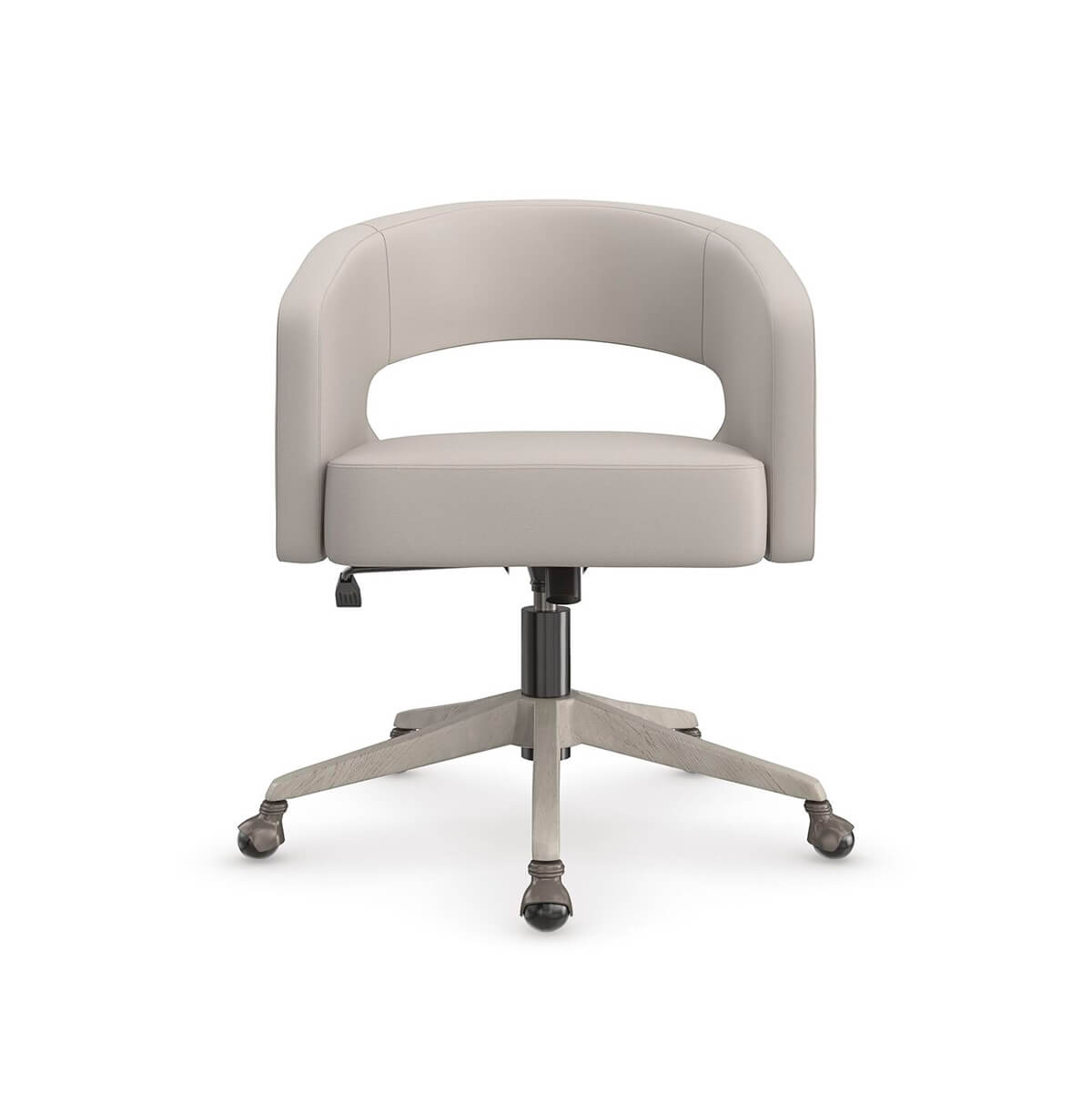 Modern Leather Desk Chair - English Georgian America
