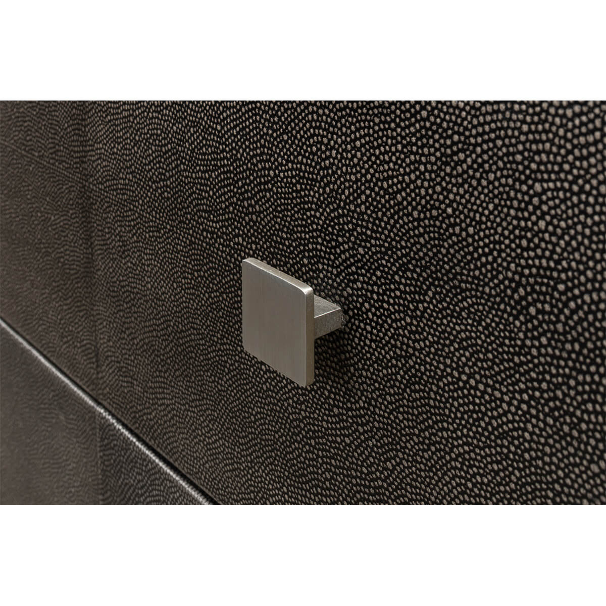 Modern Leather Wrapped Dresser - English Georgian America