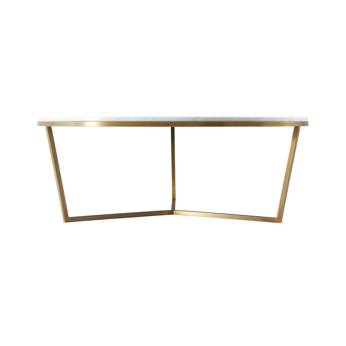 Modern Marble Top Cocktail Table - English Georgian America