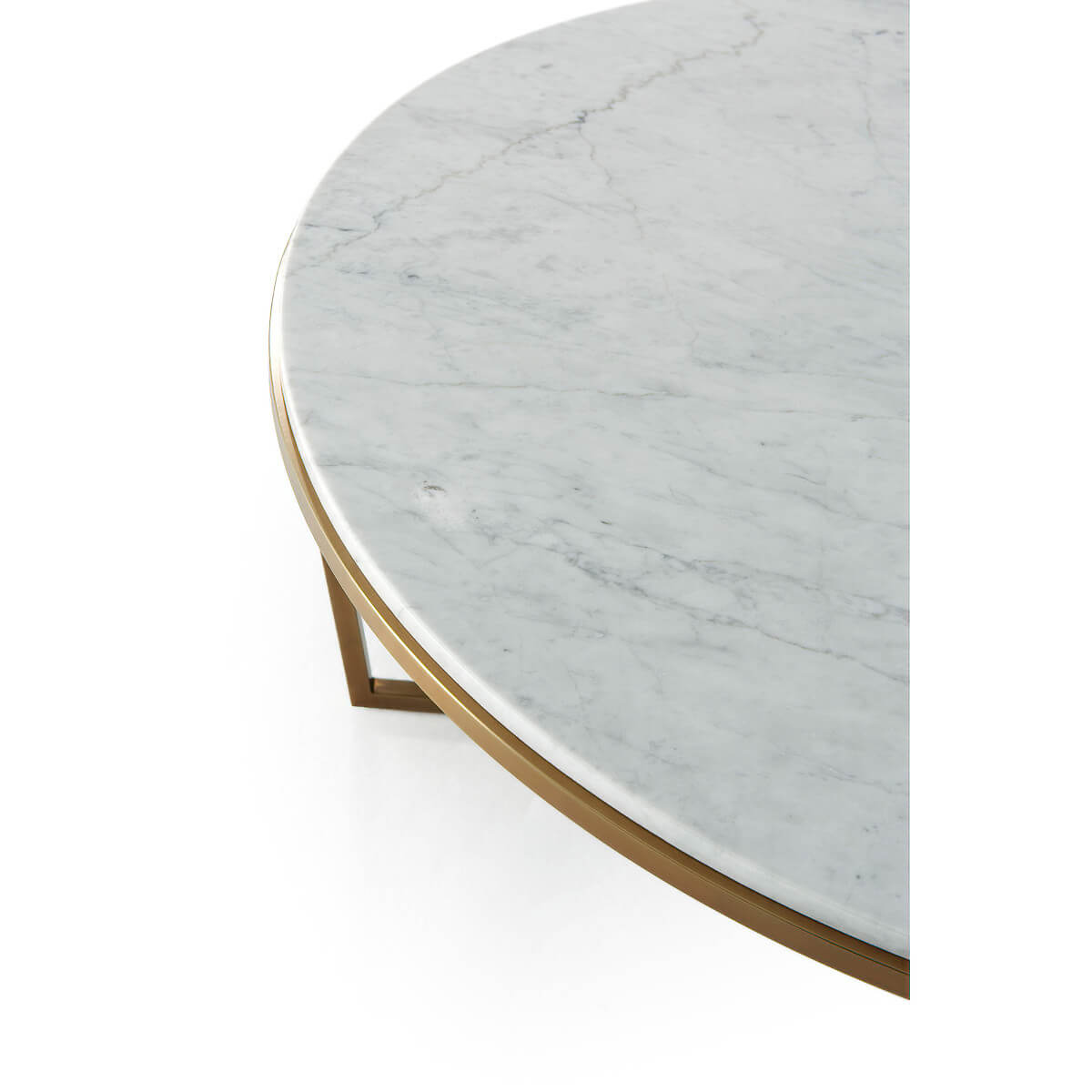 Modern Marble Top Cocktail Table - English Georgian America