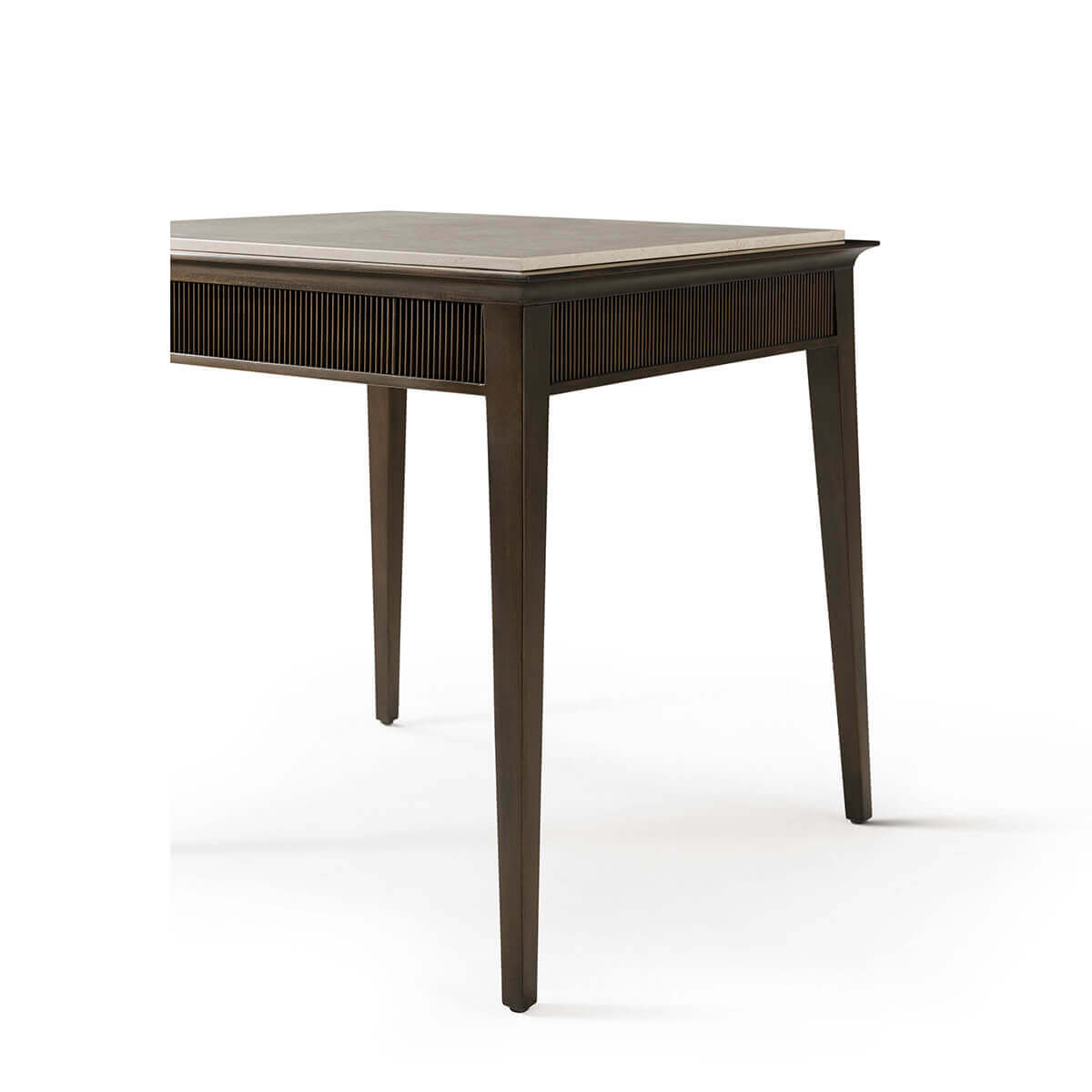 Modern Marble Top End Table - English Georgian America