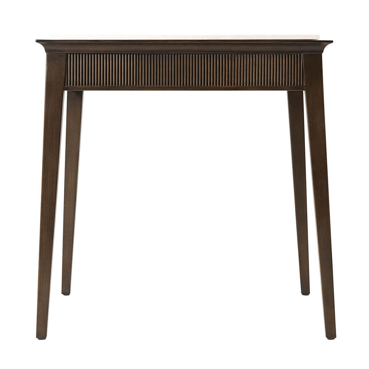 Modern Marble Top End Table - English Georgian America