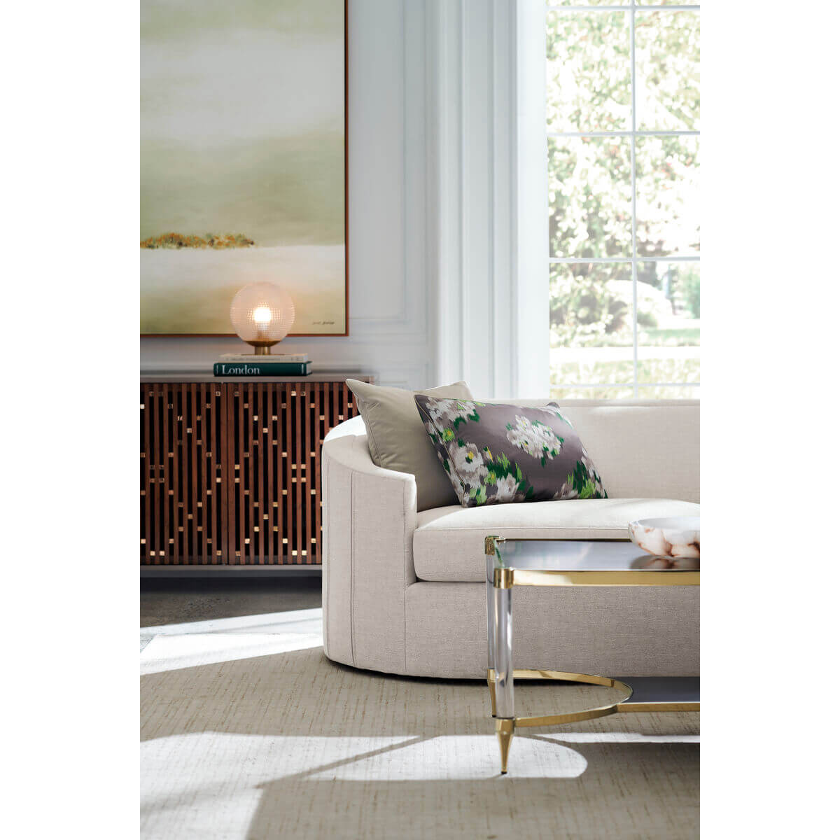 Modern Media Console Cabinet - English Georgian America