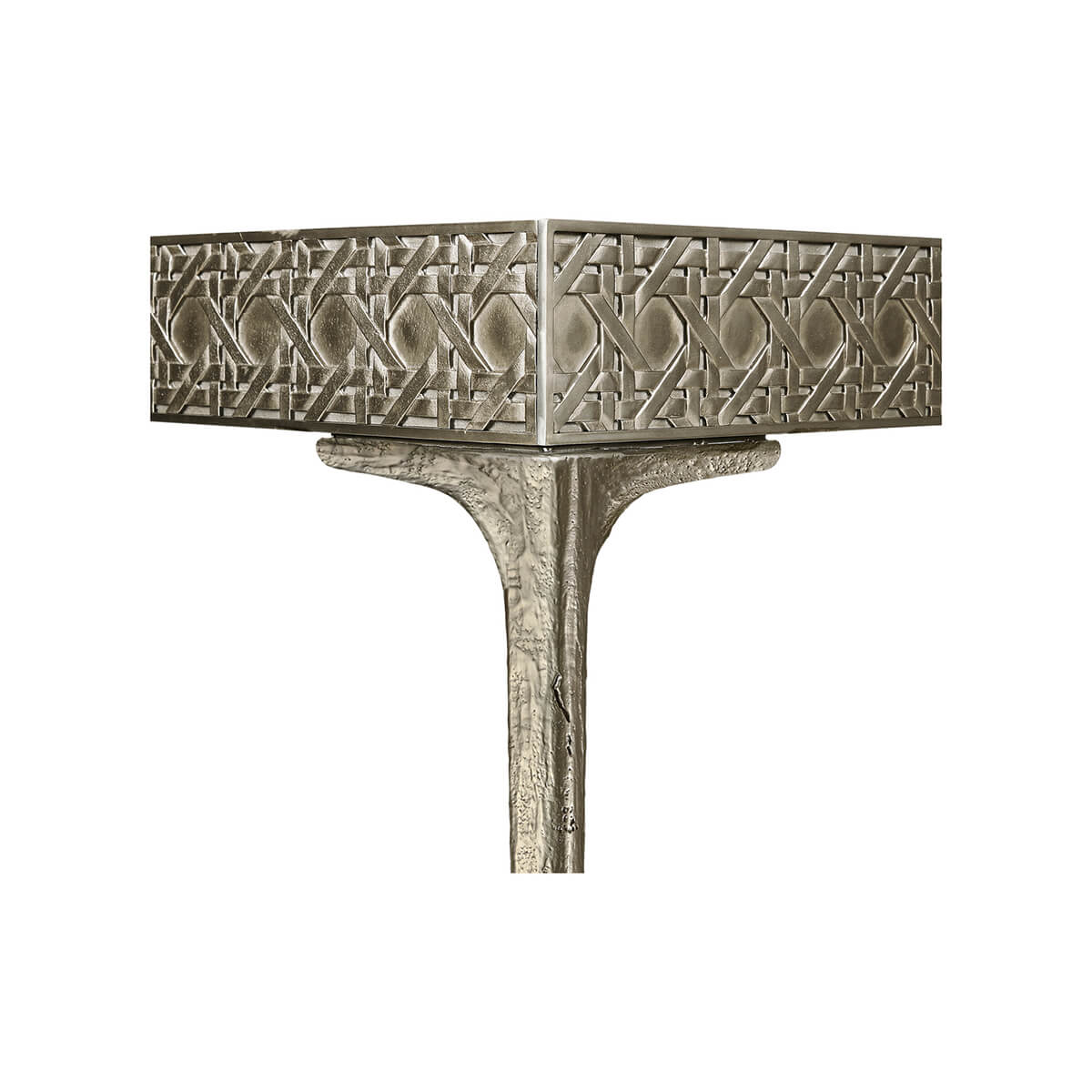 Modern Metal Leather Top Desk - English Georgian America