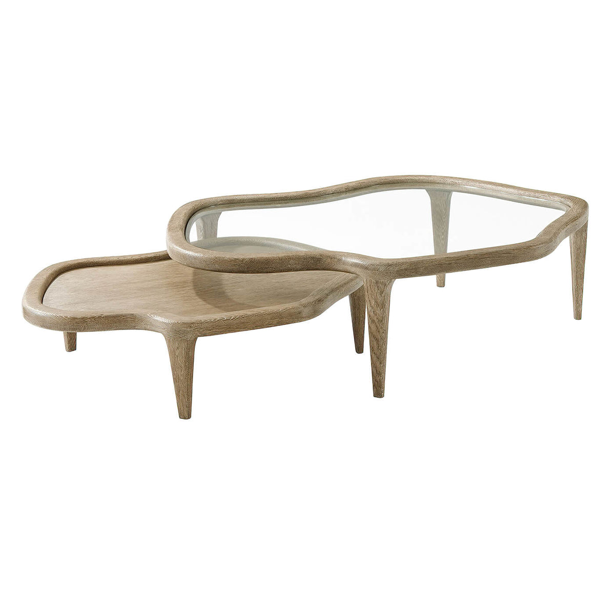 Modern Natural Form Nesting Cocktail Tables - English Georgian America