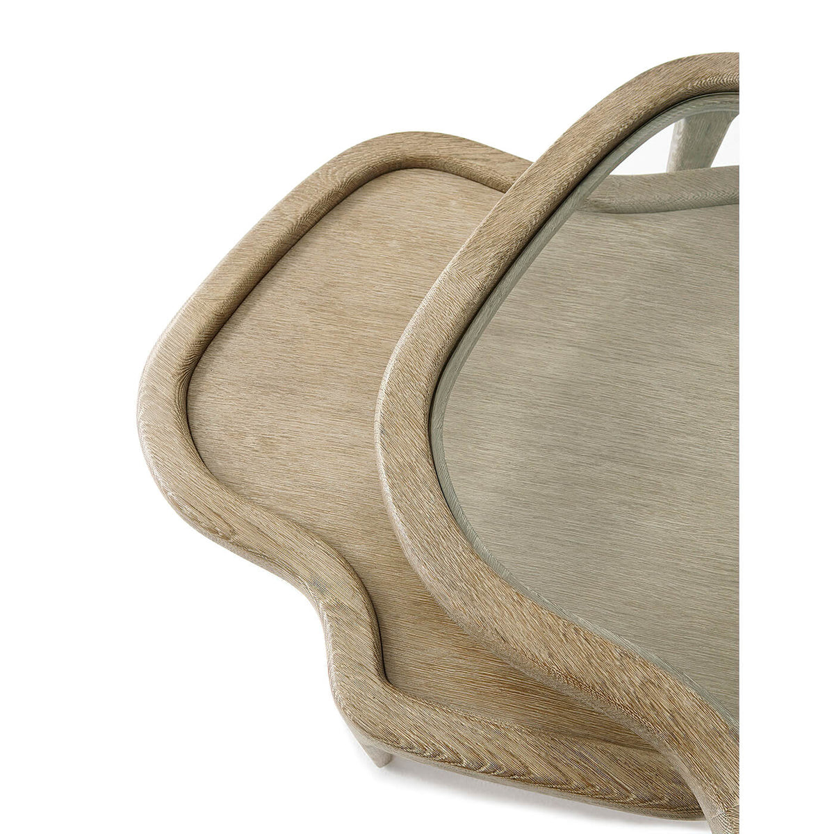 Modern Natural Form Nesting Cocktail Tables - English Georgian America