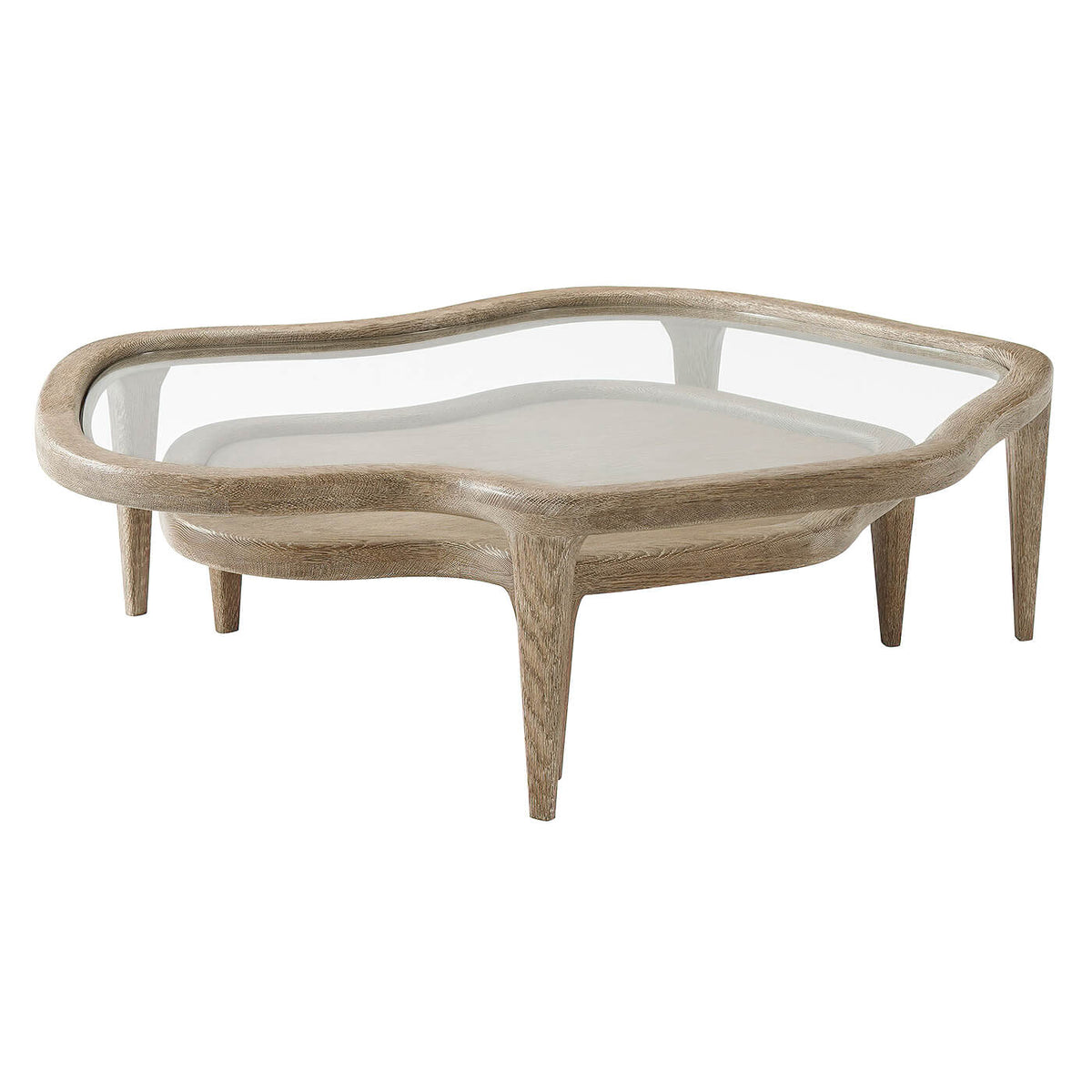 Modern Natural Form Nesting Cocktail Tables - English Georgian America
