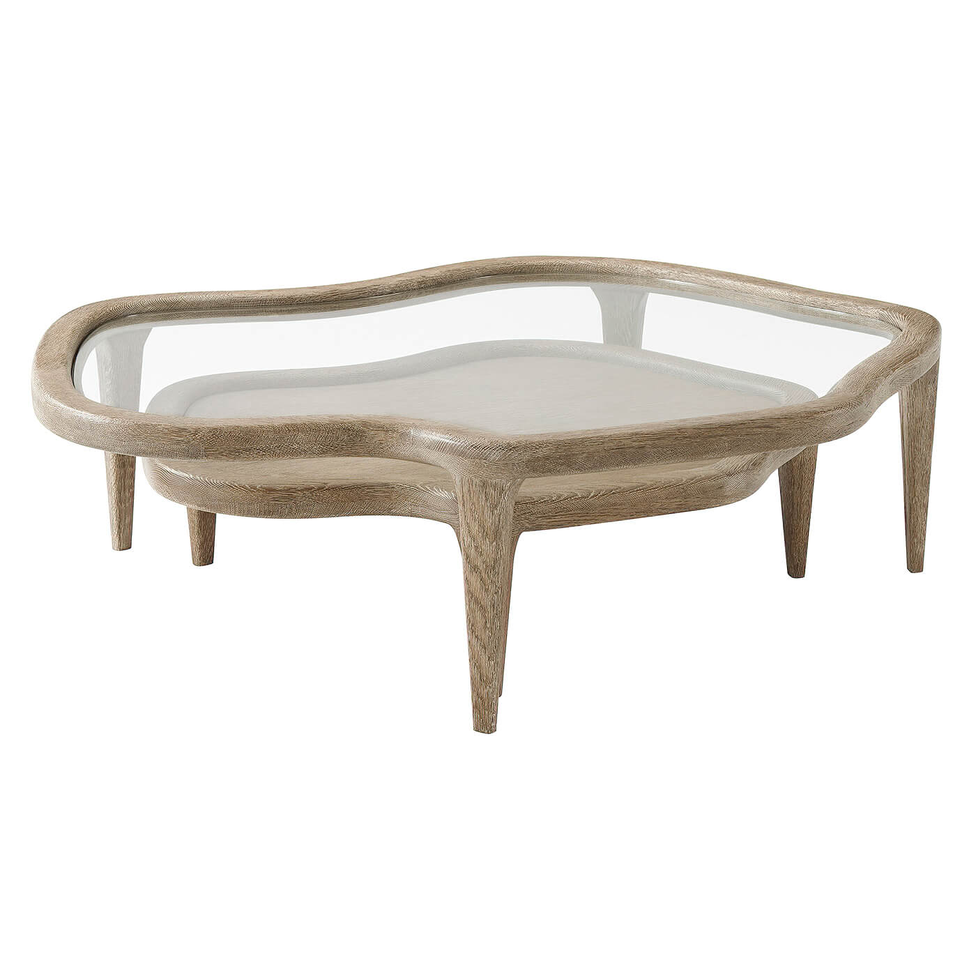 Modern Natural Form Nesting Cocktail Tables - English Georgian America