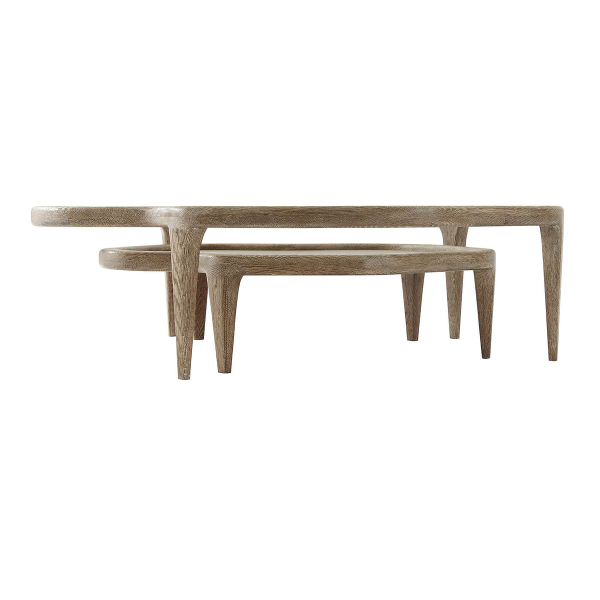 Modern Natural Form Nesting Cocktail Tables - English Georgian America