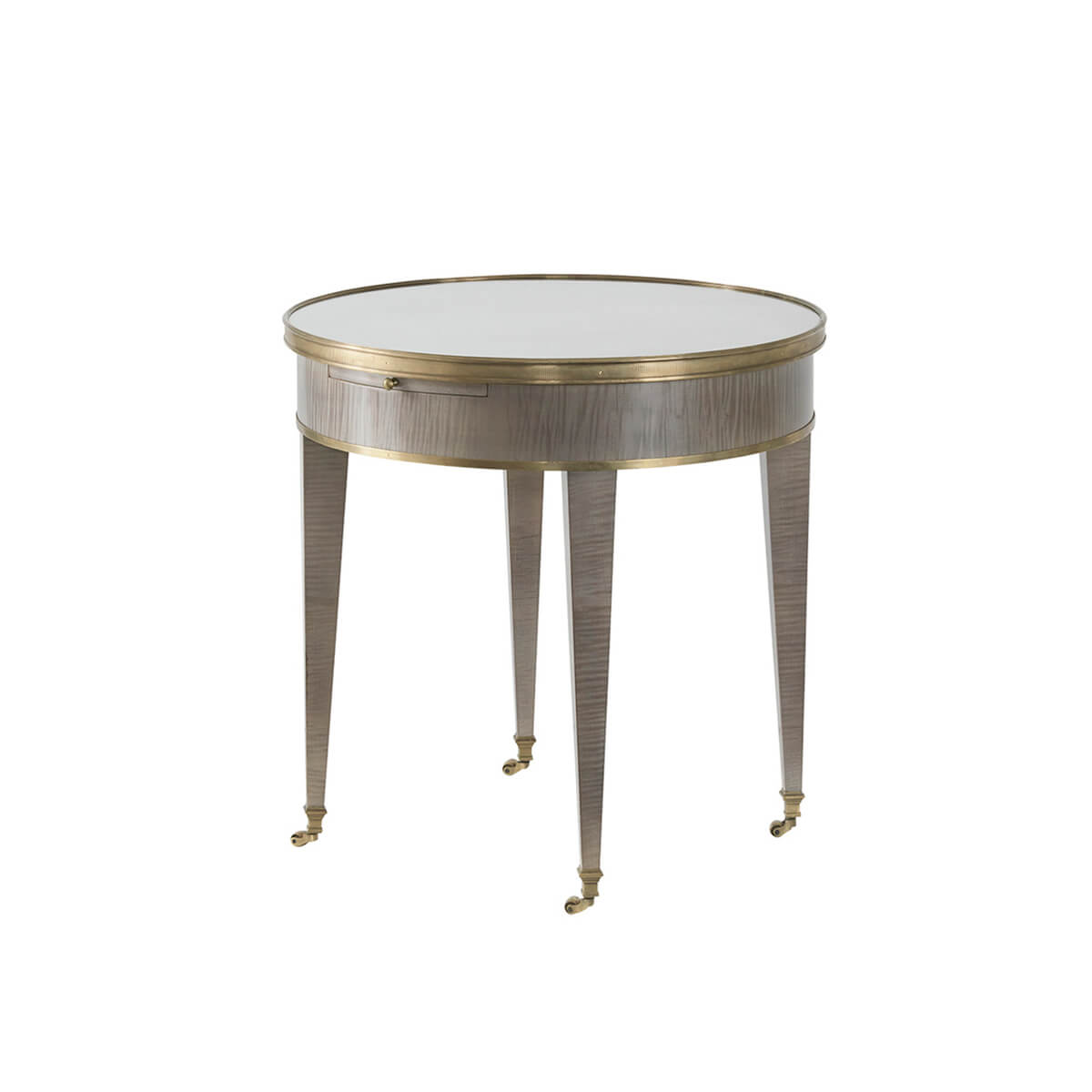 Modern Neo Classic Round Side Table - English Georgian America
