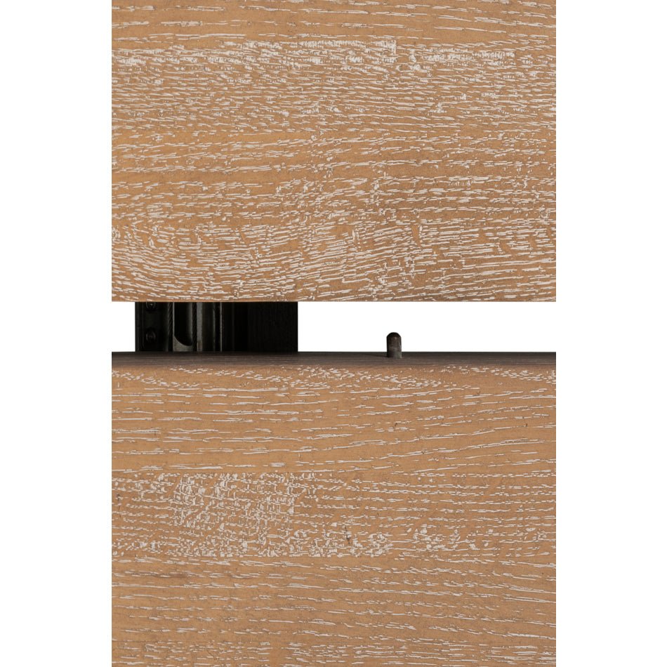 Modern Oak Extension Dining Table - English Georgian America