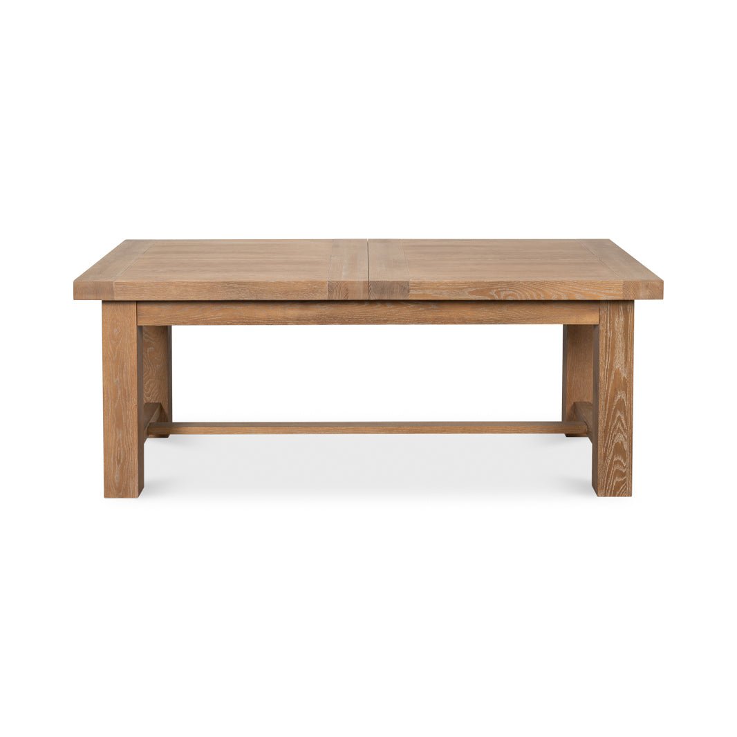 Modern Oak Extension Dining Table - English Georgian America