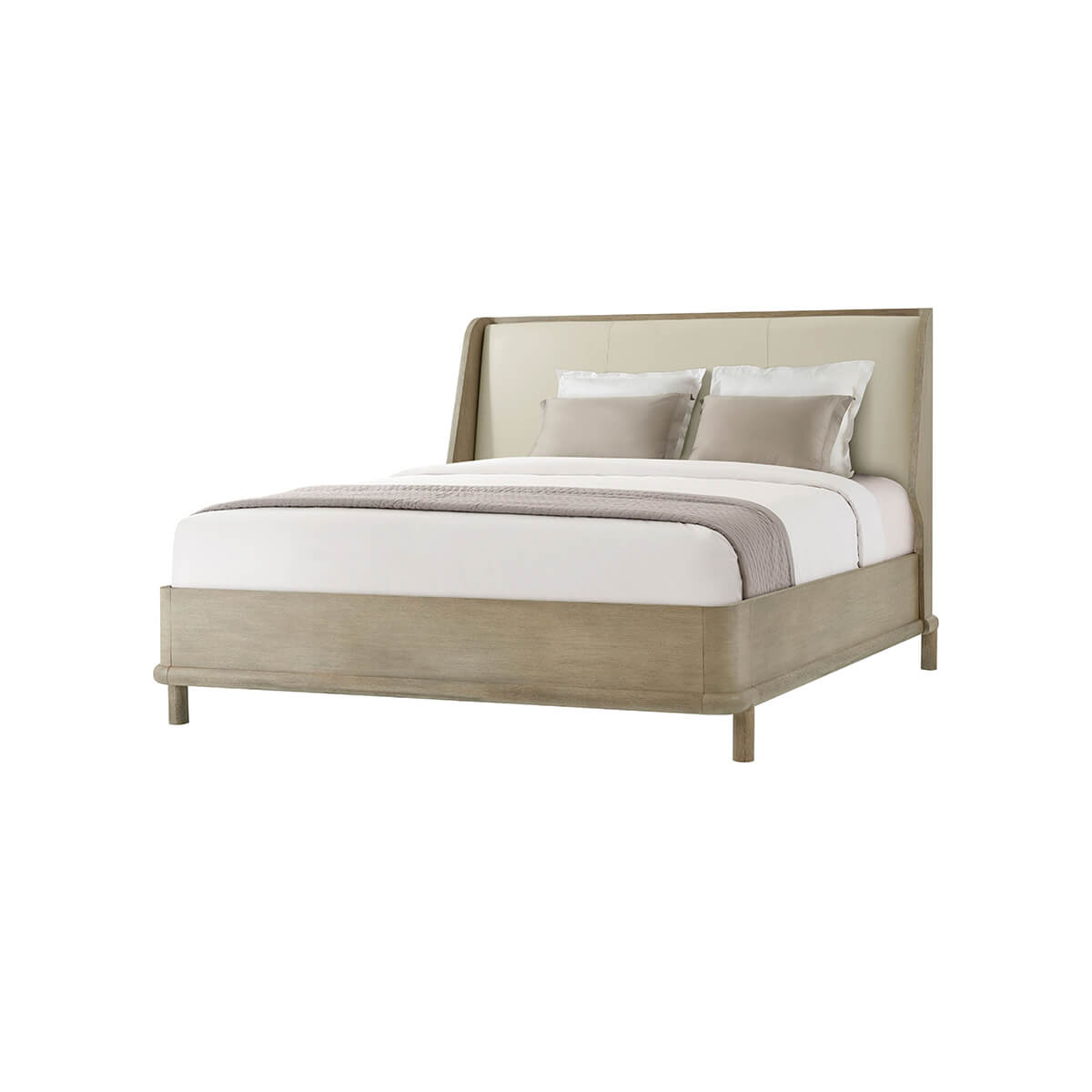 Modern Oak Luxury Bed Frame California King - English Georgian America