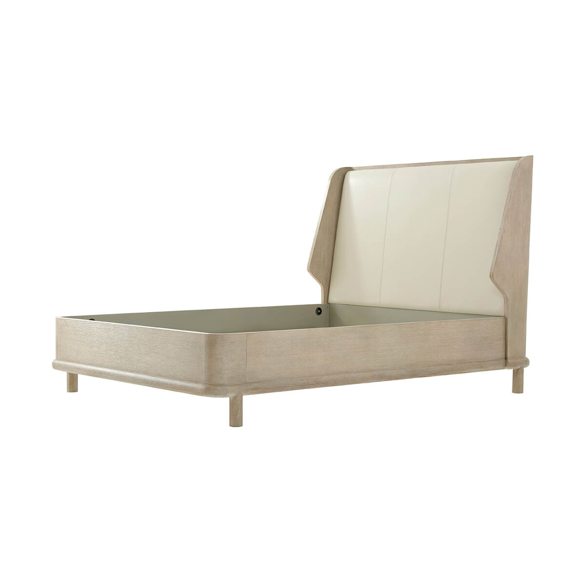 Modern Oak Luxury Bed Frame Queen - English Georgian America
