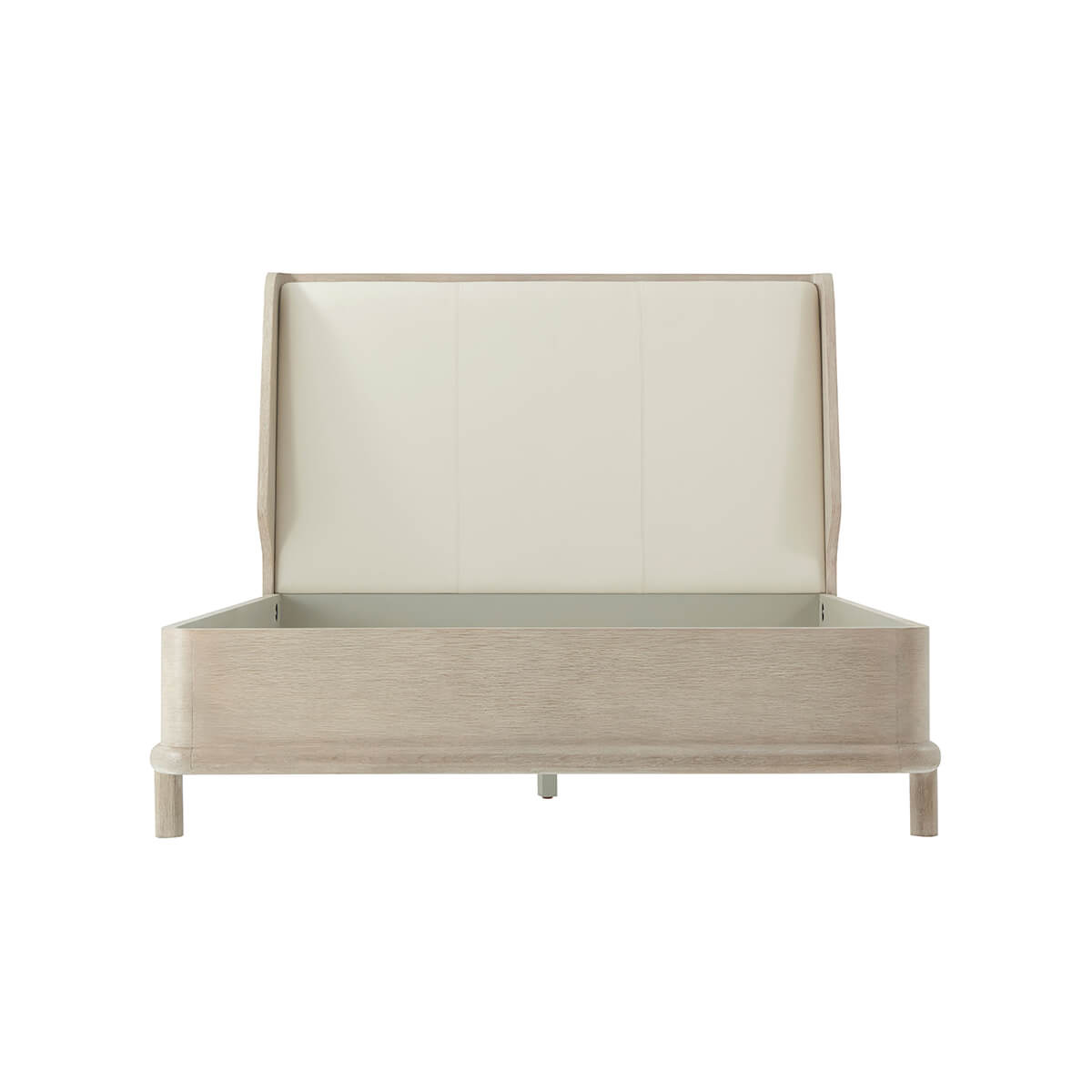 Modern Oak Luxury Bed Frame Queen - English Georgian America