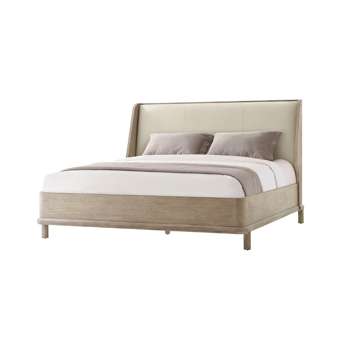Modern Oak Luxury Bed Frame US King - English Georgian America