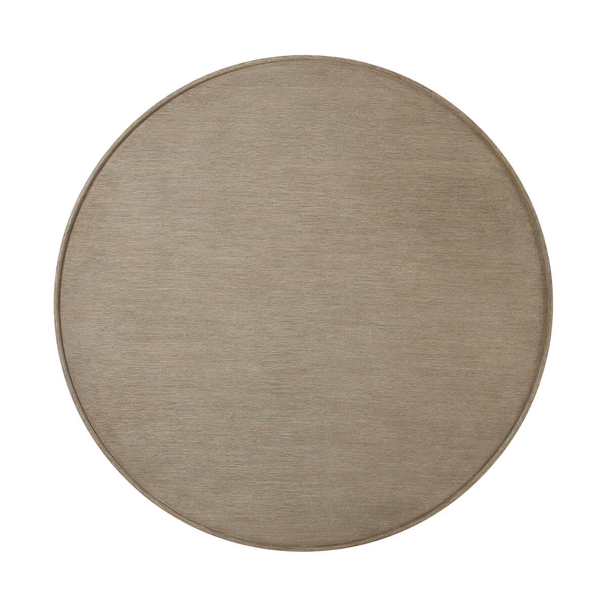 Modern Oak Round Coffee Table - English Georgian America