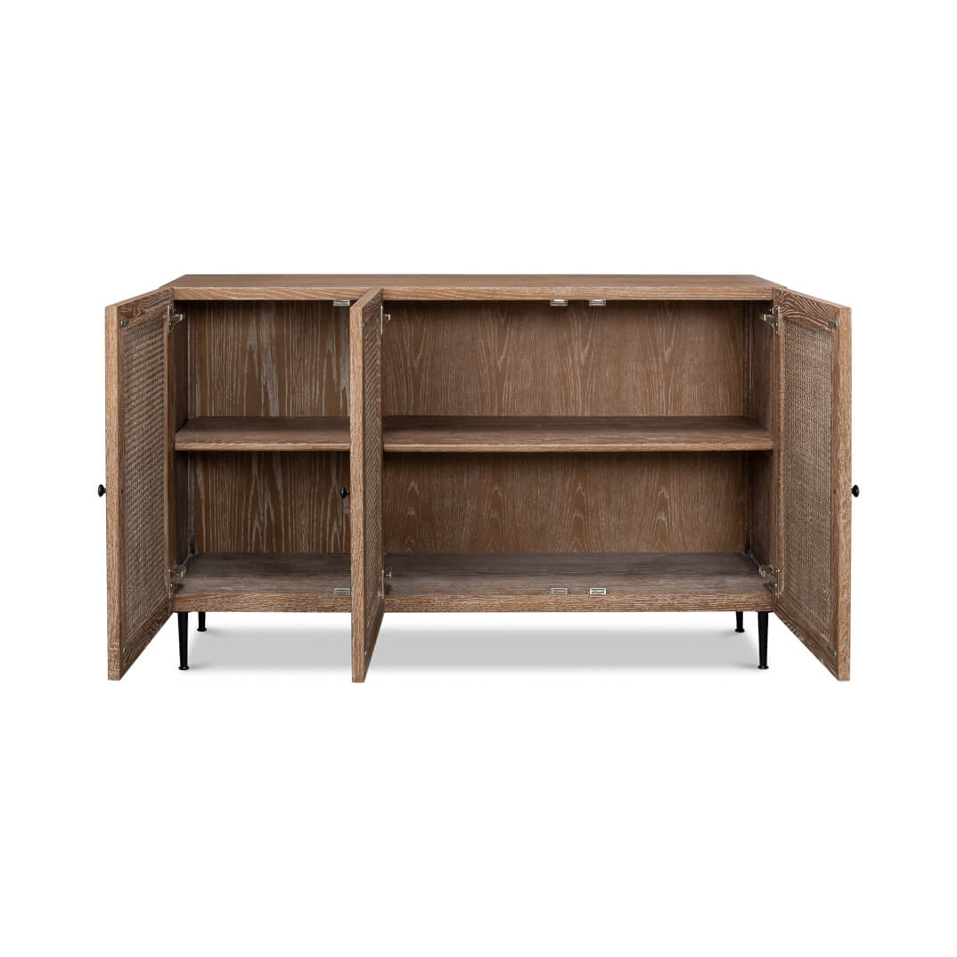 Modern Oak Sideboard - English Georgian America