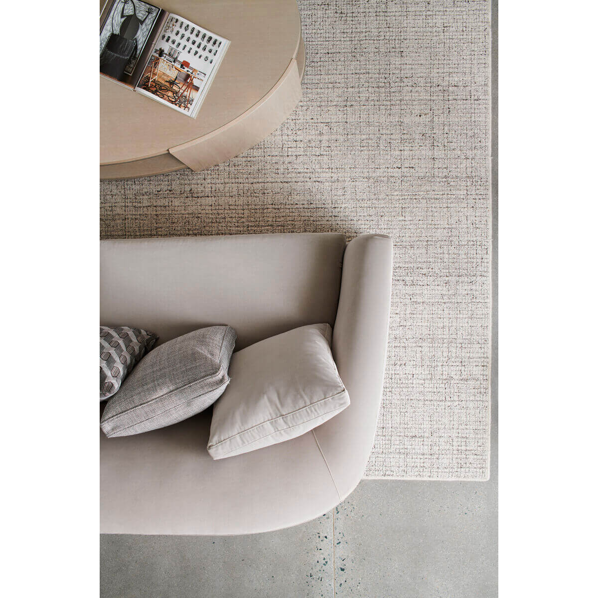 Modern Oval Two Tier Cocktail Table - English Georgian America