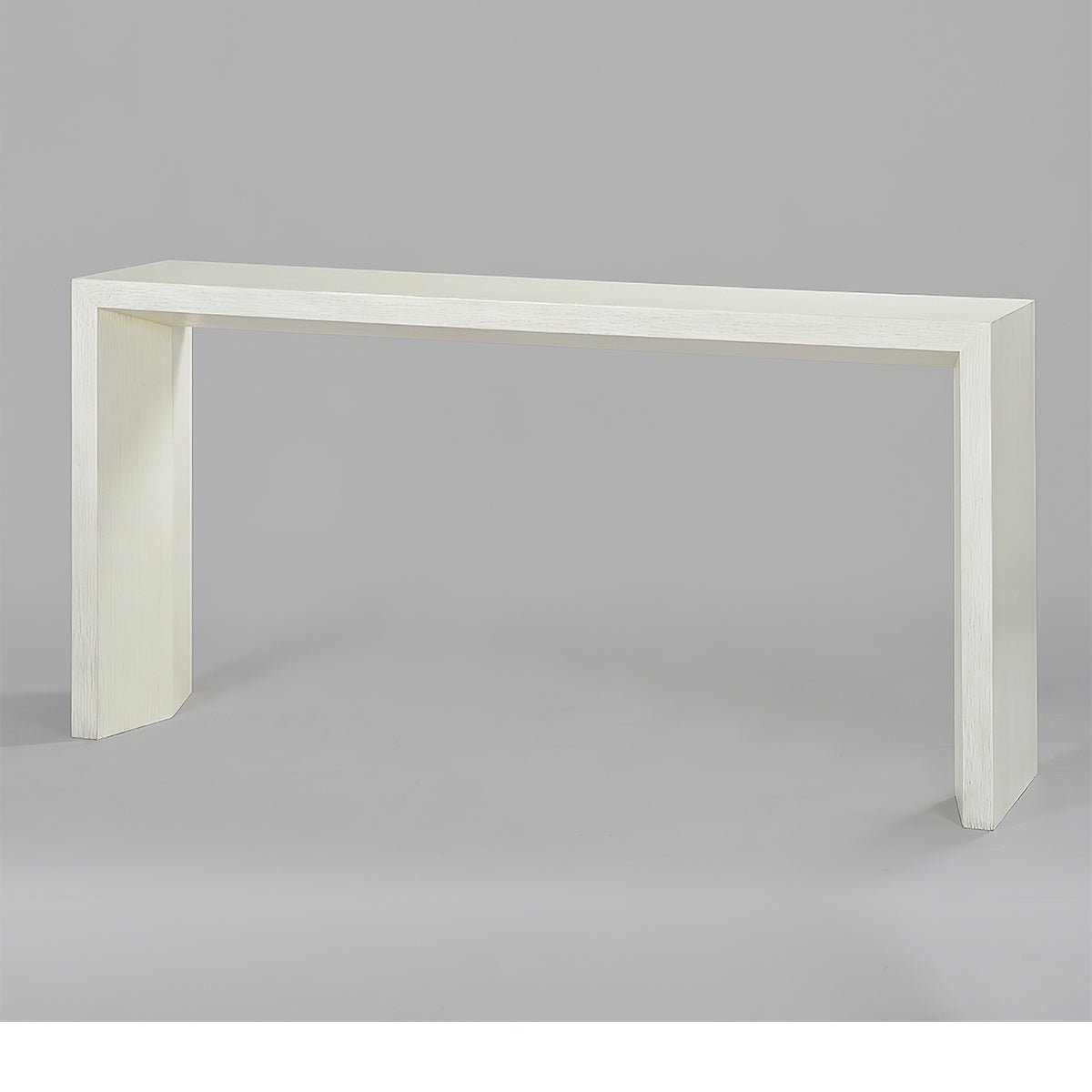 Modern Painted Beveled Console - English Georgian America