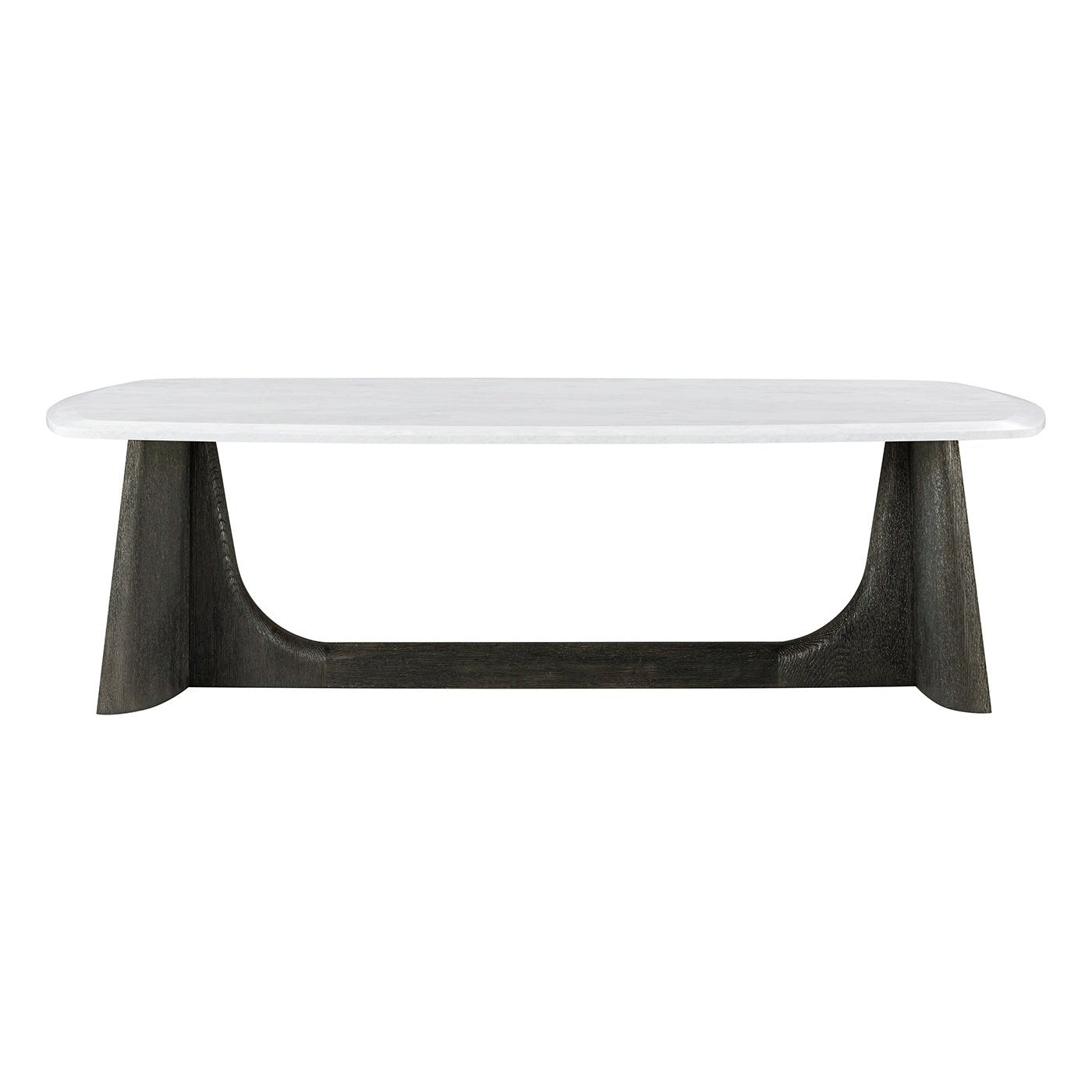 Modern Quartz Top Charcoal Coffee Table - English Georgian America
