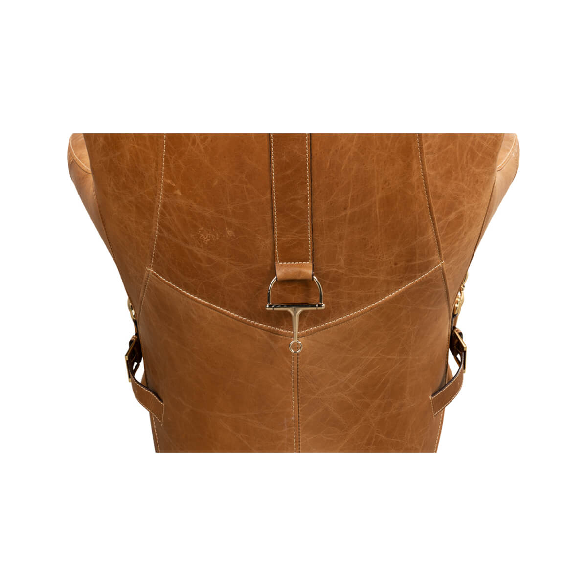 Modern Quilted Leather Armchair - English Georgian America