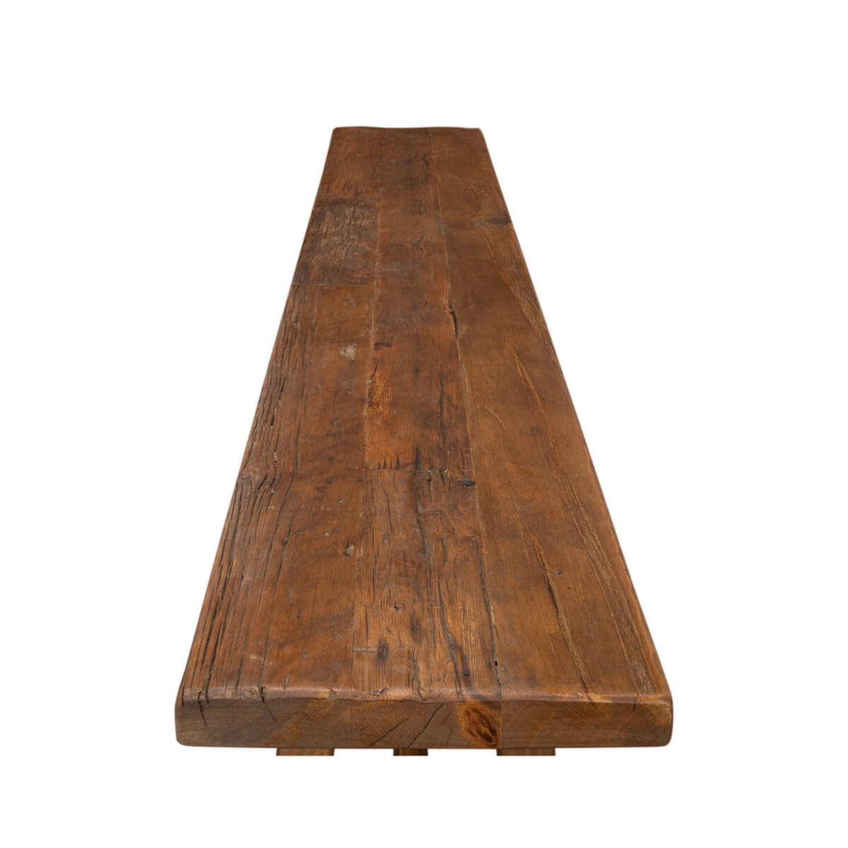 Modern Reclaimed Wood Console Table - English Georgian America