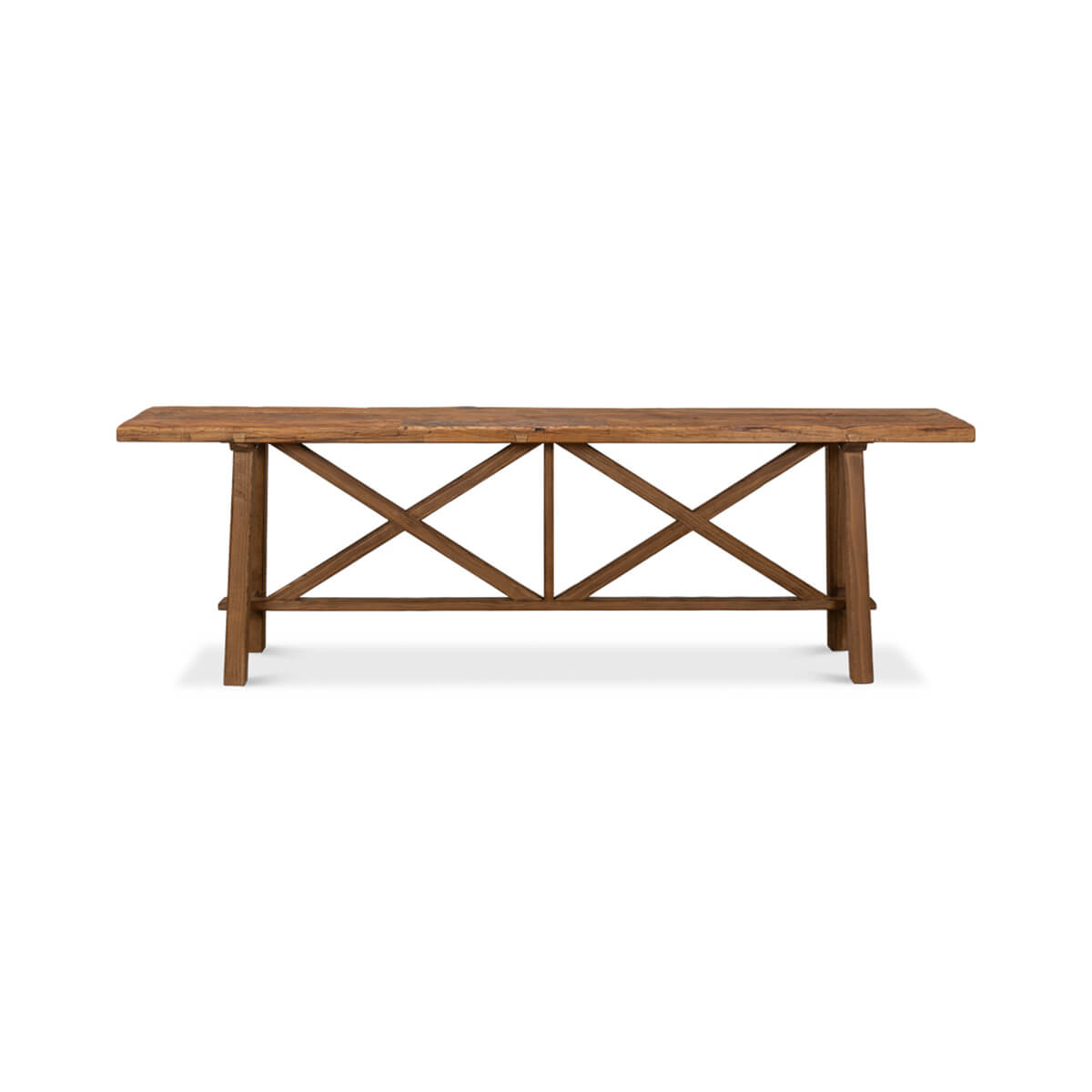 Modern Reclaimed Wood Console Table - English Georgian America