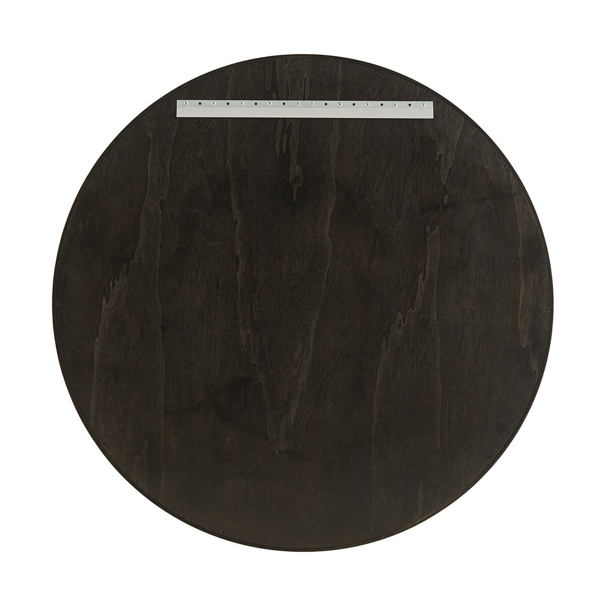 Modern Reeded Round Mirror - English Georgian America