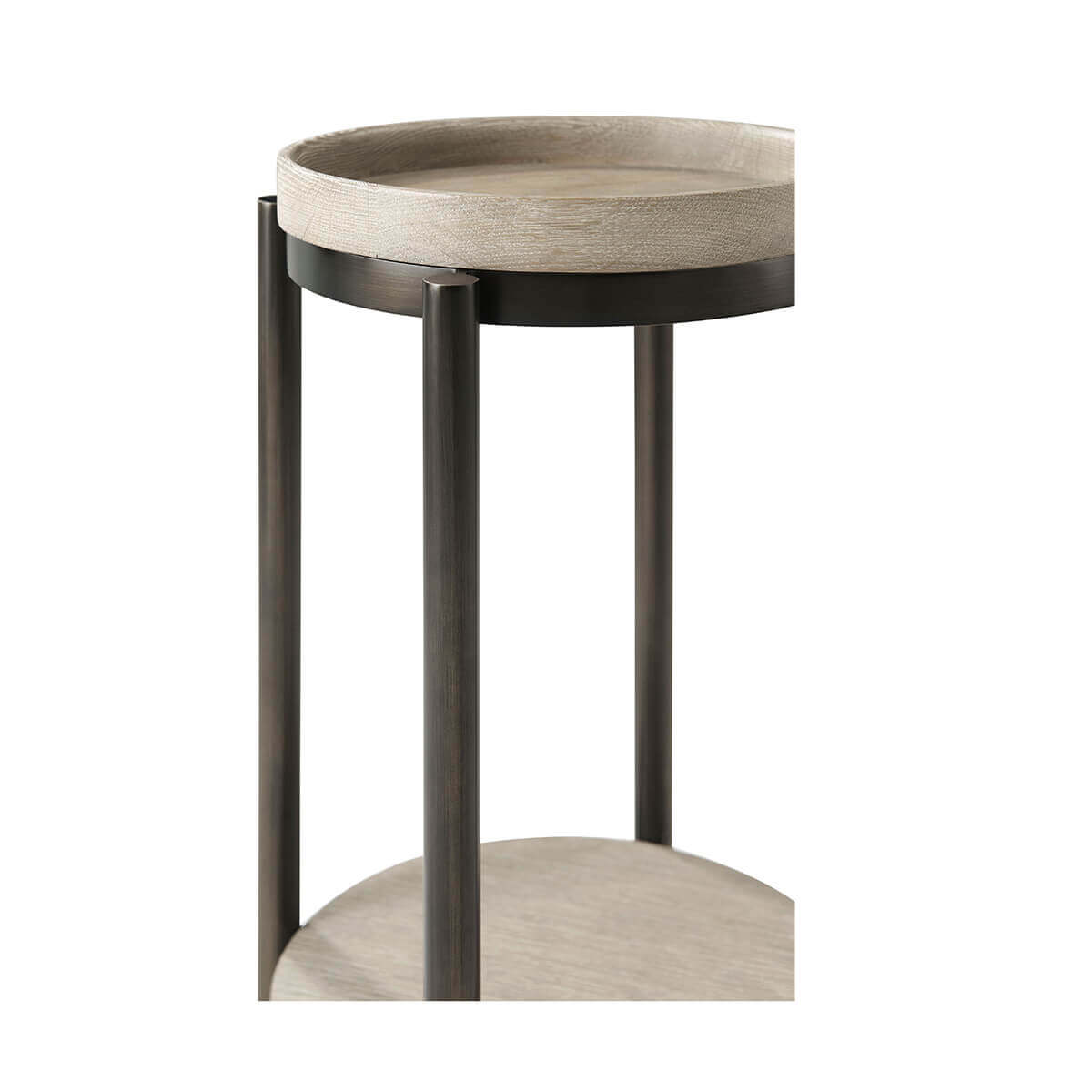 Modern Round Accent Table - English Georgian America