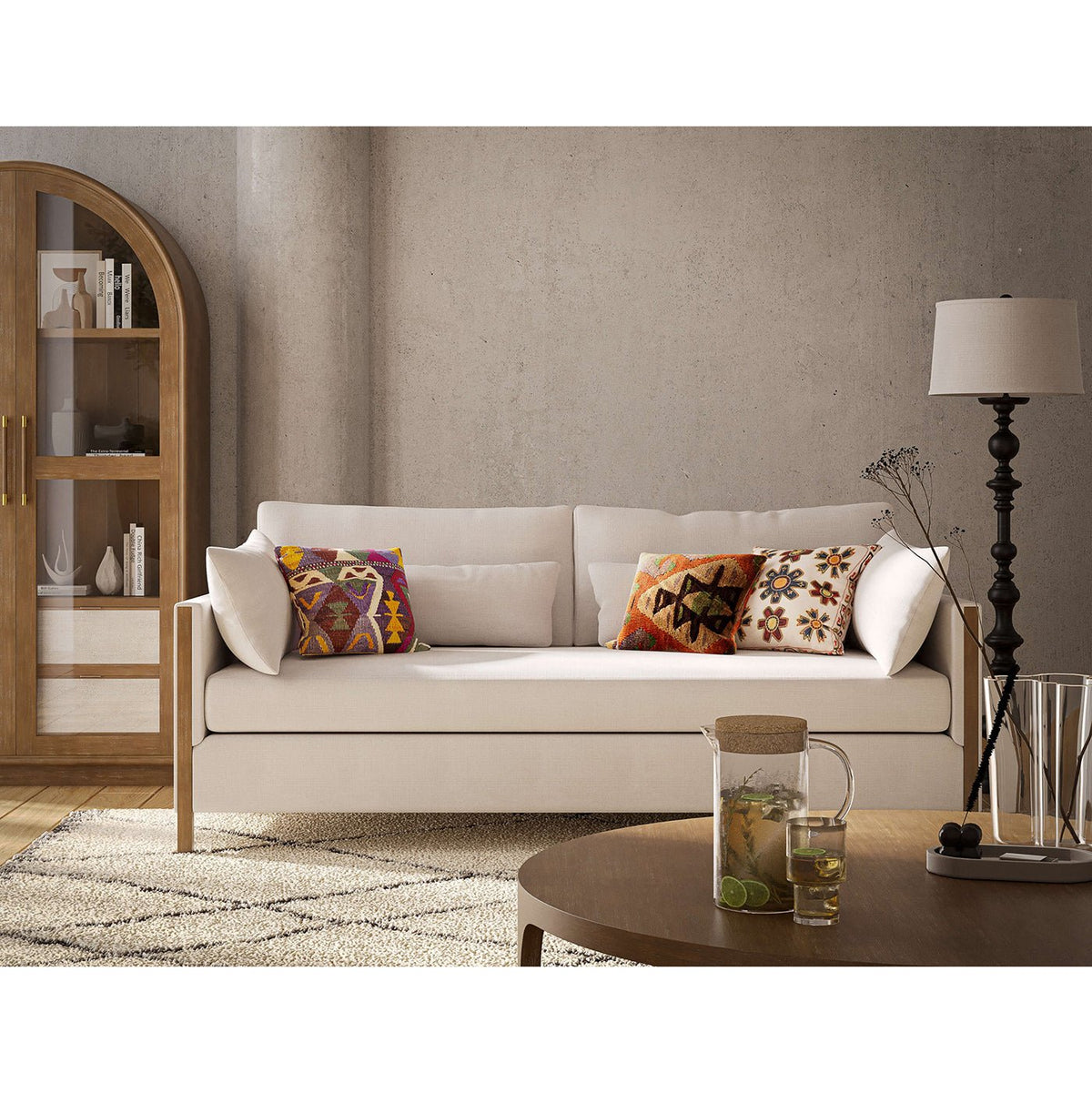 Modern Round Coffee Table - English Georgian America