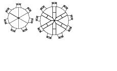 Modern Round Extension Dining Table - English Georgian America