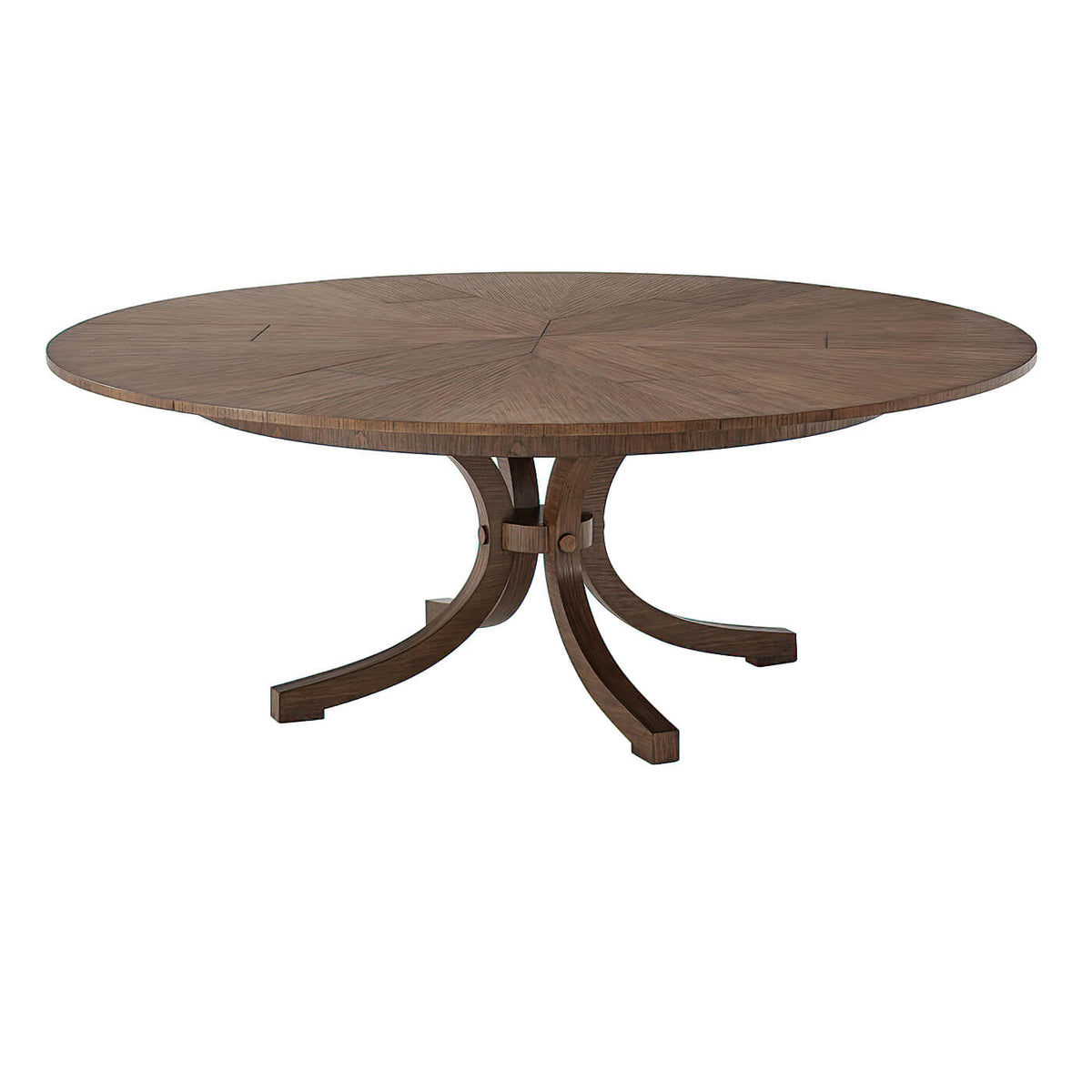 Modern Round Extension Dining Table - English Georgian America