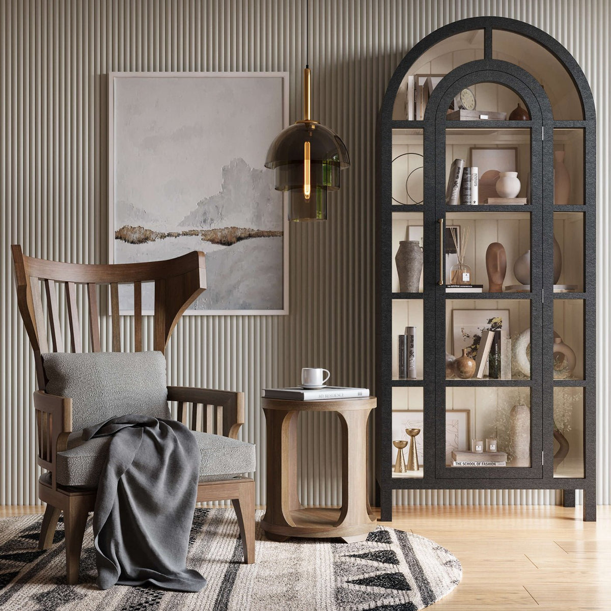 Modern Round Side Table - English Georgian America